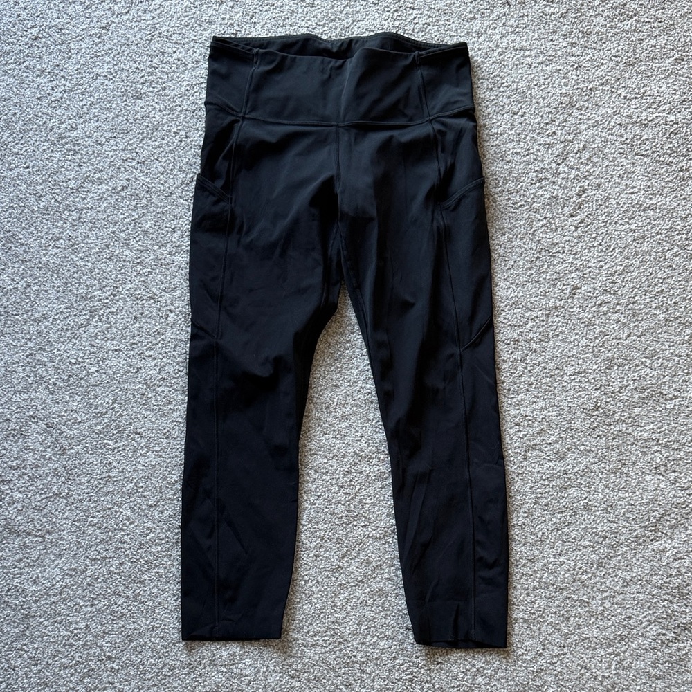 lululemon athletica Black High-Rise 23” Performance Leggings